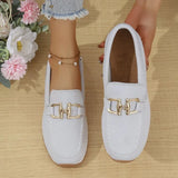 Breakj Single-Shoe Women's 2025 New Four-Season Sneakers Shallow-Mouthed Fashion Ladies Single Shoes 43
