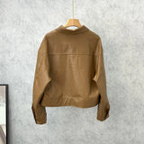 Spring New Women Short PU Leather Jacket Moto Biker Loose Solid Faux Leather Jackets Female Fashion Punk Street