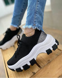 2021 New Sock Sneakers Plaform Slip On Breathable Kniting Casual Women Shoes Good Quality Light Mesh Walking