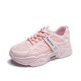 Breakj Old Dad Shoes Women 2025 Summer New Breathable Thick Bottom Increase Casual Shoes Korean Version Of Student Running