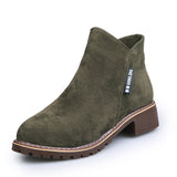 Breakj Women's Shoes 2023 Autumn And Winter New Frosted Women's Boots Short Boots British Martin Boots Women Fashion Thick And Thick Bottom Tide Cotton