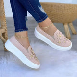 Size Women Sport Shoes Autumn Winter Flats Loafers Casual Running Zapatos Designer Platform Flower Walking Chaussures
