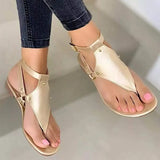 Women Sandals Soft Flats Sandals Summer Shoes Woman 2021 New Summer Sandals Women Flip Flop Plus Size 43 Elegant Chaussure