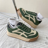 2022 Spring New Sports Dad Shoes Women's Sneakers Vulcanize Casual Canvas Tennis Flat Platform Korean Rubber Sole