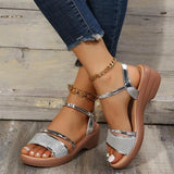 Breakj 2024 New Large Size Fish Mouth Women's Shoes Wedge Women's
