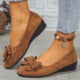 Breakj 2025 New Large-Size Tip-Tloping Single Shoes Women's Bean Shoes Sports Casual