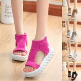 Women's New Korean Version Of Xia Student Shoes With Polyamine Liposmide Soft-Bottomed Knitted Wool Women's
