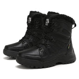 Breakj Plus Velvet Women Snow Boots High Help Cotton Boots Northeast Outdoor Cotton Shoes Warm Boots Fashion Leisure