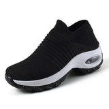 Women's Summer Sneakers Breathable Socks Sport Running Shoes Women Air Cushion Running Sneakers Women Jogging