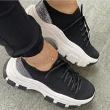 2021 New Sock Sneakers Plaform Slip On Breathable Kniting Casual Women Shoes Good Quality Light Mesh Walking