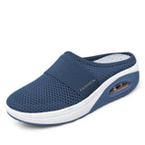 Women Mesh Lightweight Shoes Woman Slippers Wedge Shoes Female Air Cushion Sandals Thick Bottem Casual Sneakers Plus Size