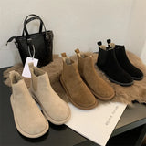 Breakj Boots Children 2025 New Autumn And Winter Explosion Warm Cotton Shoes Plus Thick Martin