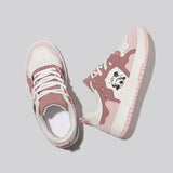 Breakj Cream Powder Board Shoes Female Fairy Tale Wind High Appearance Level Board Shoes Female Comfortable Wear Outside Four Seasons Small
