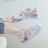 Shoes Korean Version Ulzzang 2024 New Trend Student Macaron Girl Cute Little White
