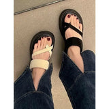 Sandals, Women's Thick Soles, Sandals, Slippers, Fairy Style, 2023 Summer Internet Celebrities, Socialite Beach