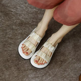 2022 Comfort Pleated Women Sandals Sexy Round Toe Design Flat Heel Ladies Shoes Buckle Wedge Slingback Wedding Dress