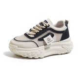 Breakj Shoes Female 2025 Summer New Ins Wind Korean Version Student Shoes Thick Platform Heighten Casual Sports Shoes Female XW