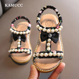 Style Sandals Children Casual Shoes Toddler Kids Girls Beach Sandals Cute Bow Girls Princess Shoes 1-10 Years