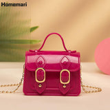 Marbling Crossbody Bags For Women 2021 PU Leather Shoulder Bag Waterproof Handbags For Women Korean Style Female