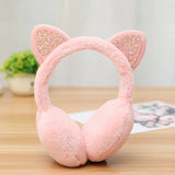 Winter Cat Ear Earmuffs Fur Warm Women Ear Protect Cute Faux Soft Fluffy Ladies