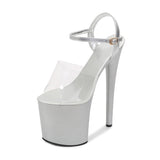 Breakj 17Cm20cm Special High Heels Capillary With Sexy Waterproof Platform Hate Day Superb High Slippers Female