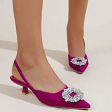 Summer shoes for women 2022 New Women's Shoes Wedding Shoes Sequined Exposed Documentary Shoes Pointed Toe Temperament