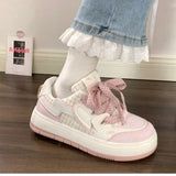 White Shoes Girls 2023 New Spring And Autumn Breathable Leisure Board Shoes Fragrant Style Student Flat Shoes Ins