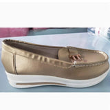 Breakj 2023 New Pine Cream Bottom Round Head Solid Single Shoes Light Mouth Pedal Thick Sole Single Shoe
