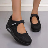 Cushion Platform Sneakers Women Breathable Mesh Spring Summer Casual Shoes Woman Plus Size 44 Ankle Strap Flats Zapato