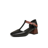 Breakj Belt With Flat Head With Large Size Women's Shoes Summer Hollow Sandals