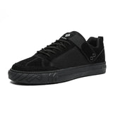 o'clock Fashion Men's Casual Shoes Comfortable Mesh Slip Resistant Male Sneakers Quality All-match Lace-up Black