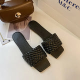 Women Wear Light Women's Sandals, Korean Version Of Lazybones, Sandals On The Braided Ribbon Of 2023