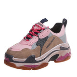 Design Chunky Sneakers Trendy Women Dad Shoes Pink Spring Summer Casual Shoes Fashion Women's Sneakers Classic