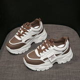 Breakj Shoes Women 2025 Spring New Thick-Soled Casual Shoes Fashion Old