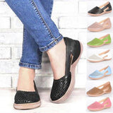 Women's Sandals Summer Handmade Ladies Shoes Leather Breathable Sandals Women Flats Retro Style Cusomized Dropship
