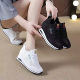 Women Wedges Platform Breathable Casual Woman Fashion Sneakers Height Increasing Vulcanize 2024 Zapatillas Deporte Zapatos
