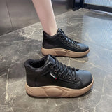 Breakj Shoes Women 2025 Spring Small White Shoes New Korean Version Ins Schoolgirls Heighten Board Shoes Casual Shoes Tide