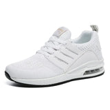 Unisex Sneakers Women Running Shoes Female Sport Air Cushion Walking Shoes Breathable Light Comfortable Trainers Big Size
