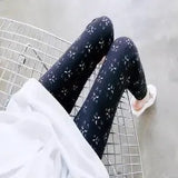 Printed Leggings Women Workout Polyester High Waist Leggins Fitness Gym Activewear Pencil