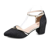 The Summer Of 2023, The New Style Medium Heels, Women's Shoes, Thick Heels, Open Toe Suede, Sexy, Buckle, Women's Sandals, Roman