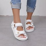 Breakj Thick-Bottomed Magic Sandals Women's Small Fragrant Pine Pastry Bottom One-Character Beach