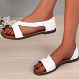 New Brand Women Slipper Summer Outdoor Sandal Slip on Flip Flop Ladies Flat Heels Slides Elegant Women Shoes Sandalias De