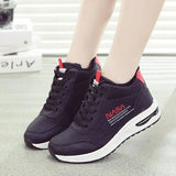 Winter Ankle Sneakers Shoes Warm Thick Plush Suede Snow Boots Female PU Leather Outdoor Sneaker Fur Shoes For Women 1021