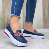 Breakj Women's Shoes Casual Mother Lefu Shoes Spring And Autumn With A Foot Pedal Shoes Single Shoe