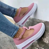 Breakj 2025 Summer New Fashion Round Head Shakes The Bottom Of The Women's Sports Wind-Thick-Soled