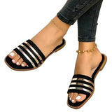 Fashion Women Sandals Woman Slipper Casual Beach Shoes Female Outside Flats Women's Outdoor Summer Footwear