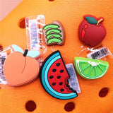 Various Fruit Designer Shoe Charms 5pcs/lot Croc Buckle Accessories Luxury Clog Jewelry Decorations Gift Preferred