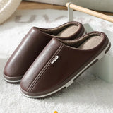 Home Slippers Women Men Winter Fur Plush Keep Warm Flat House Indoor Shoes Woman Soft Comfort Cotton Female