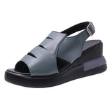 Breakj Heel Sandal Women's 2023 New Summer Fish Mouth Women's Shoes Large Size Platform Beach