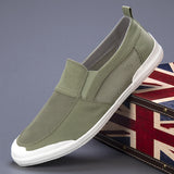 Breakj Summer New Men's Canvas Shoes Can Beperilable Light Casual Shoes One Foot Pedal Men's Shoes Old Beijing Cloth